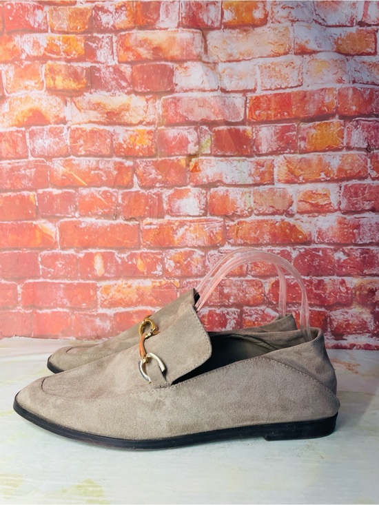 Vintage Havana Shoes - Vintage Havana Slip on Taupe Horsebit Convertible Loafer Mules